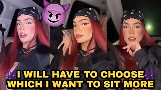 I WILL HAVE TO CHOOSE WHICH I WANT TO SIT MORE🎶😈🌶