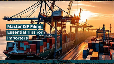 Mastering ISF Filing: Essential Guidelines for Importers