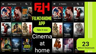 FILMZ4HOME APP · MOVIE APP · CINEMA AT HOME