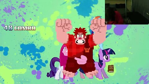 My Little Pony Characters (Twilight Sparkle, Rainbow Dash, And Rarity) VS Wreck It Ralph In A Battle