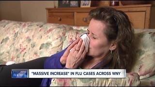 "Massive increase" in flu cases across WNY