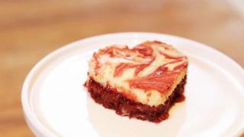 Marbled Red Velvet Cheesecake Brownies