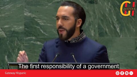 Nayib Bukele: We gave thousands of Salvadorans who fled from war and poverty a country to return to.