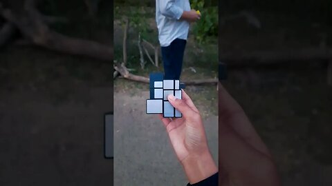 PJ Ne Kiya Mirror Cube Solve 1 Sec Mein |Crazy Cuber| #shorts #cube #trending #viral #youtubeshorts