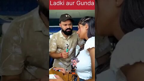 Ladki aur Gunda l @Crazy XYZ l @Mast Facts l @MM5.0 ~ Startling YouTube Shorts🤡 l #shorts