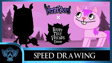 Speed Drawing: Happy Tree Friends Fanon - Uniy | Mobebuds Style