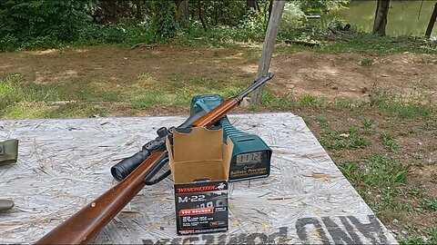 Velocity test: Winchester M-22/22LR high velocity, 16" barrel