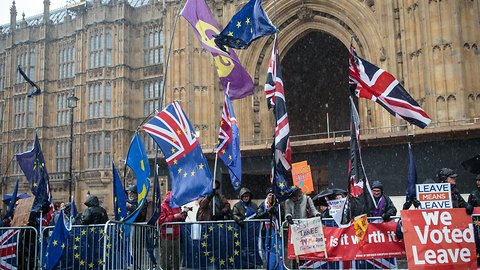 UK Parliament Votes Down May's Brexit Deal