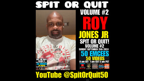 SORQ #30 Roy Jones Jr promotes Spit Or Quit Volune #2