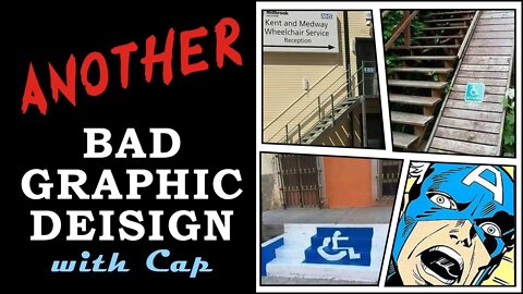 Right Sign Wrong Place | Bad Graphic Design with Cap | 018