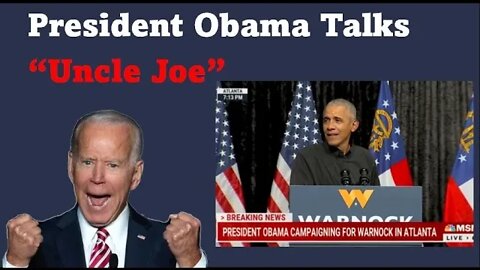 President Obama Talks "Uncle Joe"