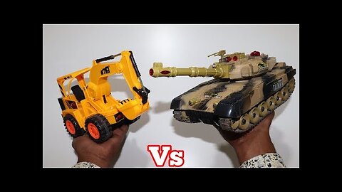 Remote Control Toys – Tank vs JCB Truck – Chatpat toy tv