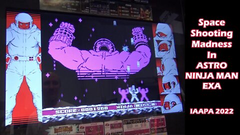 Fighting Space Terrors In Astro Ninja Man EXA (IAAPA 2022)