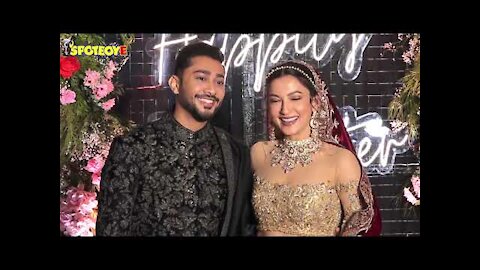 Gauahar Khan and Zaid Darbar's Reception Ceremony | SpotboyE