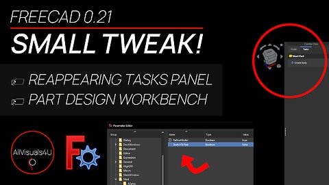 😡 Annoyed By This? - FreeCAD Task Panel - FreeCAD Parameters - FreeCAD Preferences