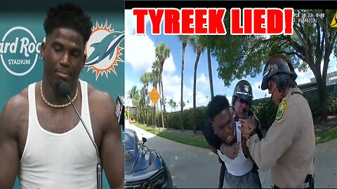 SCUMBAG Tyreek Hill LIED! SHOCKING Police Bodycam footage shows him MOUTHING OFF to the cops!