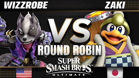 Wizzrobe (Wolf) vs. Geki | Zaki (King Dedede) - Smash Ultimate MVG Round-Robin