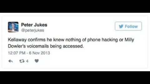 Peter Jukes. The man who live tweeted the whole hacking trial!!!!