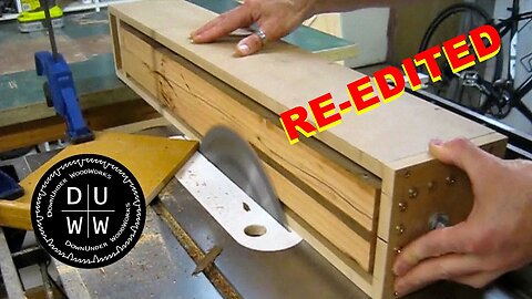 Flatten timber with your table saw. Re-edited homemade tablesaw saw milling jig