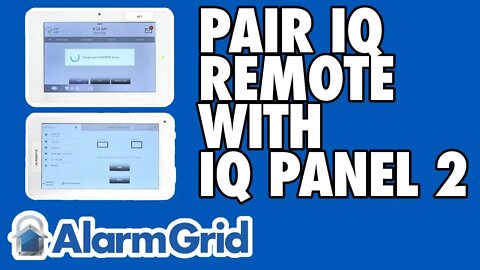 Pairing the Qolsys IQ Remote With a Qolsys IQ Panel 2