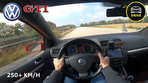 VW Golf GTI MK5 280HP *LOUD* POV Drive & AUTOBAHN (250+ KM/H)