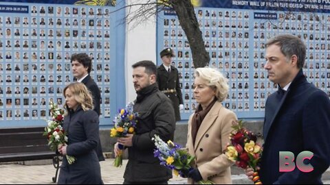 Western leaders rally around Kyiv to mark 2 years since Russia’s full-scale invasion