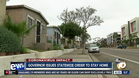 San Diego mayor reacts to state stay-at-home order