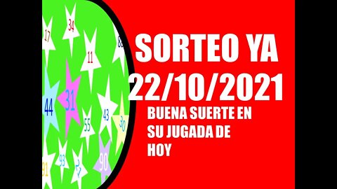 SORTEO YA NUMERO PROBABLE 22 OCTUBRE 2021