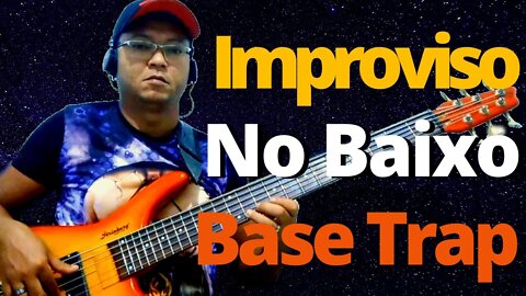 Improvisation on Bass using a Trap base