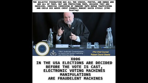 X006 IN THE USA ELECTIONS ARE DECIDED BEFORE THE VOTE IS CAST, ELECTRONIC VOTING MACHINES MANIPULATI