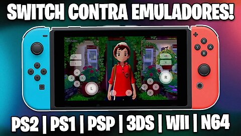 SWITCH RODANDO PS2 E 3DS? | SWITCH CONTRA EMULADORES! | Dolphin, AetherSX2, Citra, YUZU E SKYLINE!