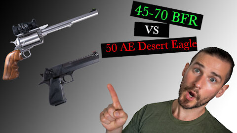 Magnum Research .45-70 BFR vs .50 AE Desert Eagle Penetration Test