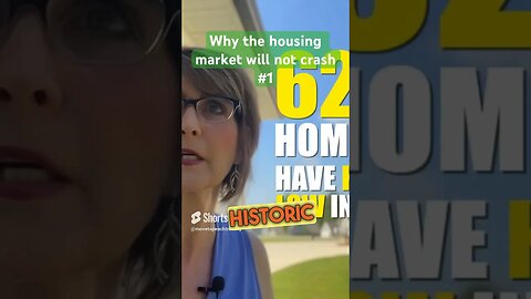 The housing market is not crashing anytime soon. #housingmarketupdates #housingmarketcrash #shorts