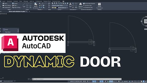 How to Create Dynamic Door - AutoCAD