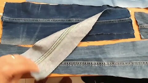 DIY: old jeans CLUTCH BAG