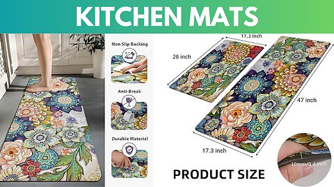 Best Kitchen Mats | Kitchen Floor Mats | Kitchen Mats Amazon | Kitchen Rugs | Kitchen Mat Waterproof