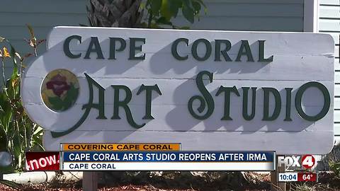 Cape Coral Art Studio Reopens After Irma