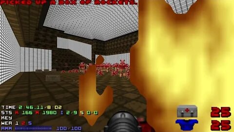 Doom 2 Sesame Chicken UV with 101% in 7:54 (It's my birthday)