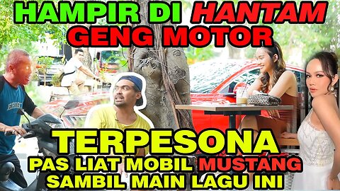 Hampir Di Hantam Geng Motor, Terpesona Pas Liat Mobil MUSTANG Sambil Main Lagu ini