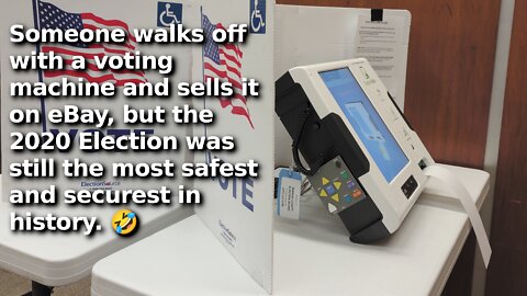 Michigan’s Elections are so Safe and Secure That Someone Managed to Sell a Voting Machine on eBay