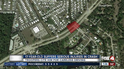 Teen crashes SUV into tree on Bayshore Road