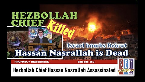 HEZBOLLAH CHIEF KILLED! ISRAEL BOMBS BERUIT! HASSAN NASRALLAH DEAD.