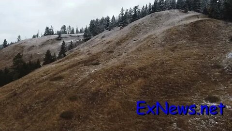 Snow on Vernon Hill a dusting