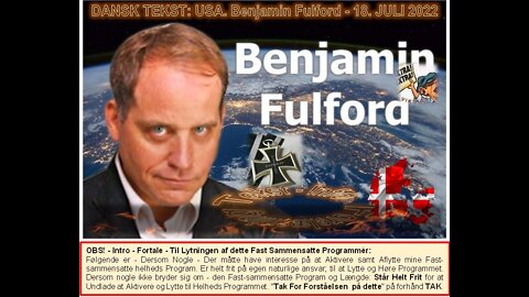 DK. TEKST: USA. B. Fulford 18. JULI 2022. & Andet. 2.01.55 t. (att.ppr)