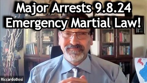 Lt. Col. Riccardo Bosi- Major Arrests 9.8 - Emergency Martial Law!