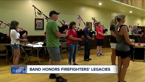 Greater Buffalo Firefighters Pipes and Drums Band honors lives lost