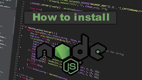 How to Install and Run a Node js Project