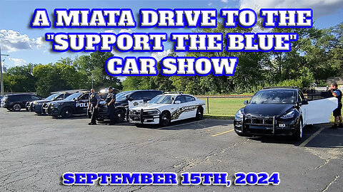 A Miata Drive To The "Support The Blue" Car Show