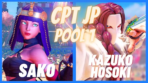 SFV CE 🌟 Sako (Menat) vs Kazuko Hosoki (Vegas) 👉 2021 CPT Japan 1 Pool 1