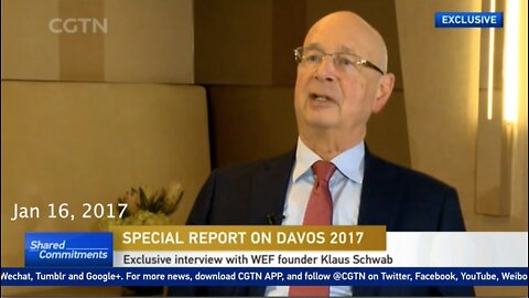 Klaus Schwab | "We Are Moving the World from a Unipolar to a Multipolar World and China Plays an Enormous Role."